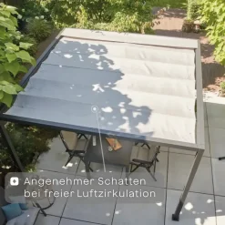 Schattenmanufaktur*SIENA GARDEN Schattenmanufaktur® Basis | Libera | matt anthrazit | 3x3 m