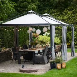 Schattenmanufaktur*SIENA GARDEN Schattenmanufaktur® Basis | Comuna | matt anthrazit | 3x3 m