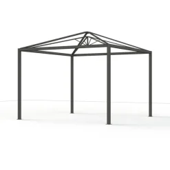 Schattenmanufaktur*SIENA GARDEN Schattenmanufaktur® Basis-Set | Comuna | matt anthrazit | 3x6 m