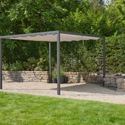 Schattenmanufaktur*SIENA GARDEN Schattenmanufaktur® Dachbezug-Set | Libera | silber