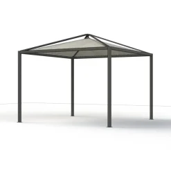 Schattenmanufaktur*SIENA GARDEN Schattenmanufaktur® Dachbezug | Comuna | silber