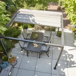 Schattenmanufaktur*SIENA GARDEN Schattenmanufaktur® Dachbezug-Set | Libera | silber