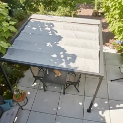 Schattenmanufaktur*SIENA GARDEN Schattenmanufaktur® Dachbezug-Set | Libera | silber