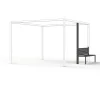 Schattenmanufaktur*SIENA GARDEN Schattenmanufaktur® 2er Bank | matt anthrazit