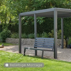 Schattenmanufaktur*SIENA GARDEN Schattenmanufaktur® 2er Bank | matt anthrazit