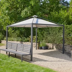 Schattenmanufaktur*SIENA GARDEN Schattenmanufaktur® 4er Bank | matt anthrazit
