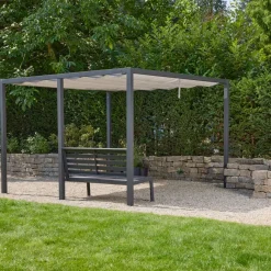 Schattenmanufaktur*SIENA GARDEN Schattenmanufaktur® 2er Bank | matt anthrazit