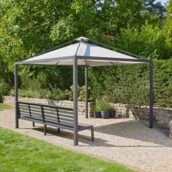Schattenmanufaktur*SIENA GARDEN Schattenmanufaktur® 4er Bank | matt anthrazit