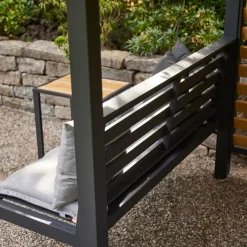 Schattenmanufaktur*SIENA GARDEN Schattenmanufaktur® 4er Bank | matt anthrazit