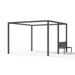 Schattenmanufaktur*SIENA GARDEN Schattenmanufaktur® 2er Bank | matt anthrazit