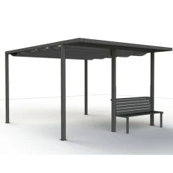 Schattenmanufaktur*SIENA GARDEN Schattenmanufaktur® 2er Bank | matt anthrazit