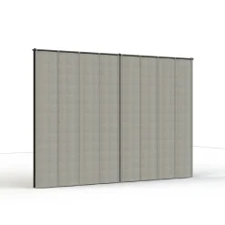 Schattenmanufaktur*SIENA GARDEN Schattenmanufaktur® Vorhang und Insektenschutz | silber | 300 x 210 cm