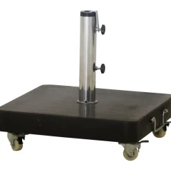 Schirmst盲nder*SIENA GARDEN Schirmständer Granit | 50 kg | schwarz