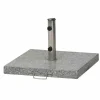 Schirmst盲nder*SIENA GARDEN Schirmständer Granit | 45 kg | hellgrau