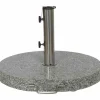 Schirmst盲nder*SIENA GARDEN Schirmständer Granit | 40 kg | hellgrau