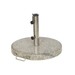 Schirmst盲nder*SIENA GARDEN Schirmständer Granit | 30 kg | hellgrau