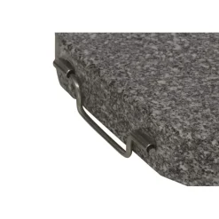 Schirmst盲nder*SIENA GARDEN Schirmständer Granit | 40 kg | hellgrau
