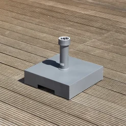 Schirmst盲nder*SIENA GARDEN Schirmständer Kunststoff/Beton | 40 kg | anthrazit