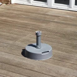 Schirmst盲nder*SIENA GARDEN Schirmständer Kunststoff/Beton | 30 kg | anthrazit