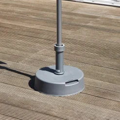 Schirmst盲nder*SIENA GARDEN Schirmständer Kunststoff/Beton | 20 kg | anthrazit