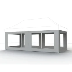 Pavillons*SIENA GARDEN Seitenteile weiß zu Pavillon Pro 3x6 Meter