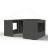 Pavillons*SIENA GARDEN Set-Seitenteile grau zu Allrounder Pavillon 3 x 4,5 m