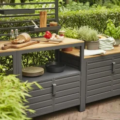 Gartenakzente*SIENA GARDEN Sierra Outdoor Kitchen Mittelteil Element Mitte niedrig
