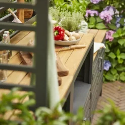 Gartenakzente*SIENA GARDEN Sierra Outdoor Kitchen Mittelteil Element Mitte niedrig
