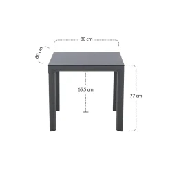 Esstische*SIENA GARDEN Silva Gartentisch | HPL ferro