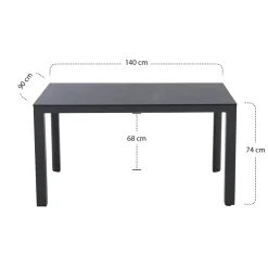 Esstische*SIENA GARDEN Silva Gartentisch | HPL ferro