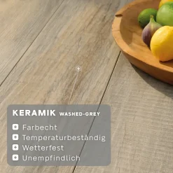 Esstische*SIENA GARDEN Silva Gartentisch | Keramik washed-grey