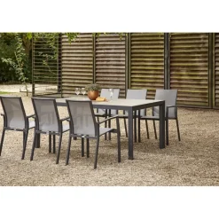 Esstische*SIENA GARDEN Silva Gartentisch | Keramik washed-grey
