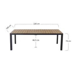 Esstische*SIENA GARDEN Silva Gartentisch | Teakholz FSC® 100 % natur