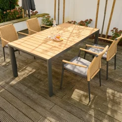 Esstische*SIENA GARDEN Silva Gartentisch | Teakholz FSC® 100 % natur