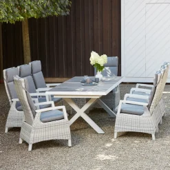 Wintergartenmöbel | Ausziehtische*SIENA GARDEN Sincro Ausziehtisch | Keramik washed-grey