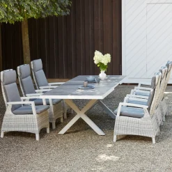 Wintergartenmöbel | Ausziehtische*SIENA GARDEN Sincro Ausziehtisch | Keramik washed-grey