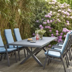 Wintergartenmöbel | Ausziehtische*SIENA GARDEN Sincro Ausziehtisch | Keramik wood-grey