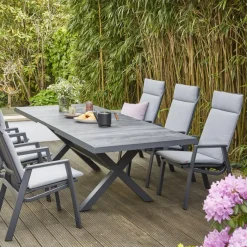 Wintergartenmöbel | Ausziehtische*SIENA GARDEN Sincro Ausziehtisch | Keramik wood-grey