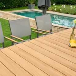 Ausziehtische*SIENA GARDEN Sincro Ausziehtisch | Teakholz FSC® 100 % natur