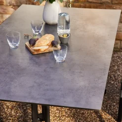 Klapptische*SIENA GARDEN Sola Klapptisch | HPL dark stone