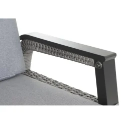 Loungemöbel*SIENA GARDEN Solea Move Loungesofa | 2-Sitzer | Rattangeflecht schiefer-blau