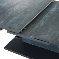 Höhenverstellbare Tische*SIENA GARDEN Talina Lift-Ausziehtisch | Keramik wood-grey