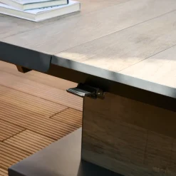 Höhenverstellbare Tische*SIENA GARDEN Talina Lift-Ausziehtisch | Keramik washed-grey