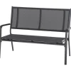 Gartenbänke*SIENA GARDEN Tesoro Bank | 2-Sitzer | RANOTEX® schwarz-silber