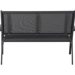 Gartenbänke*SIENA GARDEN Tesoro Bank | 2-Sitzer | RANOTEX® schwarz-silber