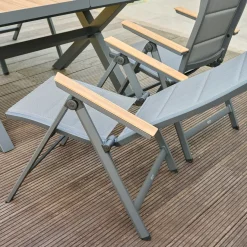 Klappsessel*SIENA GARDEN Tesoro Klappsessel | RANOTEX® royal grau