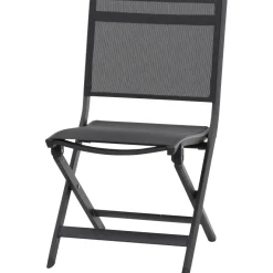 Klappsessel*SIENA GARDEN Tesoro Klappstuhl | RANOTEX® schwarz-silber