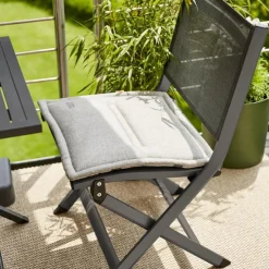 Klappsessel*SIENA GARDEN Tesoro Klappstuhl | RANOTEX® schwarz-silber