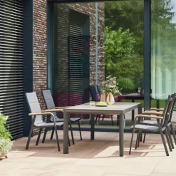 Stapelsessel*SIENA GARDEN Tesoro Stapelsessel | RANOTEX® royal grau