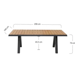 Esstische*SIENA GARDEN Tirana Gartentisch | Teakholz FSC® 100% natur